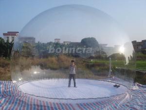 China Transparent Inflatable Show Ball With Durable PVC Tarpaulin Base wholesale