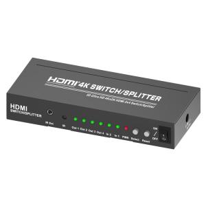 China 3840x2160 340Mhz 10.2Gbps 2x4 HDMI 4K Splitter wholesale