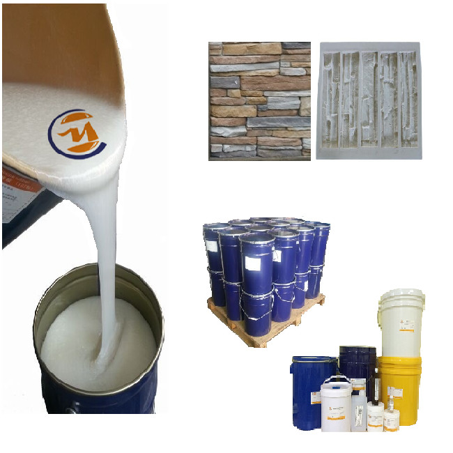 30 Shore A Liquid Tin Cure RTV2 Silicone Rubber For Making Veneer Stone Molds
