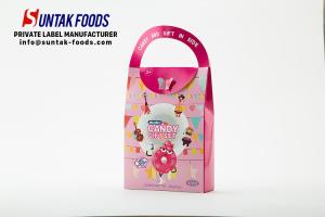 China Gift Bag Sour Sweets Candy , Fruit Flavored Hard Candy Sugarless For Kids wholesale
