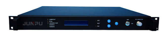 Popular 100km 2 Ports 1550nm Optical Transmitter 8dbm External Mdoulation