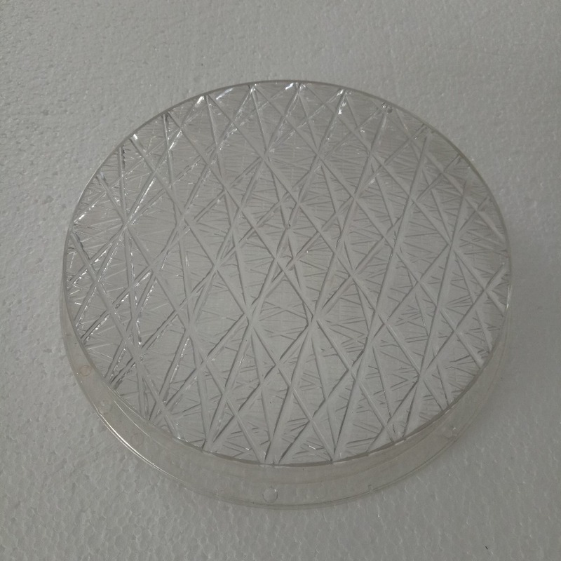 Customized LED Modules Parts 220VADC12VDC Fresnel Lens With Cobweb Cover