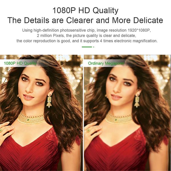 Unistone 2MP Battery Powered Camera with 10000mAh Battery Optional Solar Panel Supply(US-BC201)