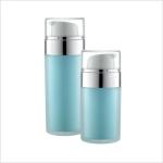 30ml 50ml Lotion Cosmetic Airless Bottle PMMA Bottle Double Wall Round Big