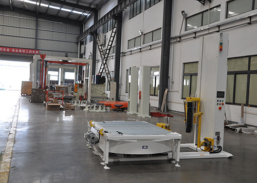 PLC Control 40 Pallets/H Pallet Shrink Wrap Machine