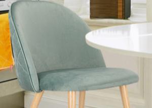 China 264.6 Pounds Odm Banquet Contemporary Velvet Dining Chairs wholesale