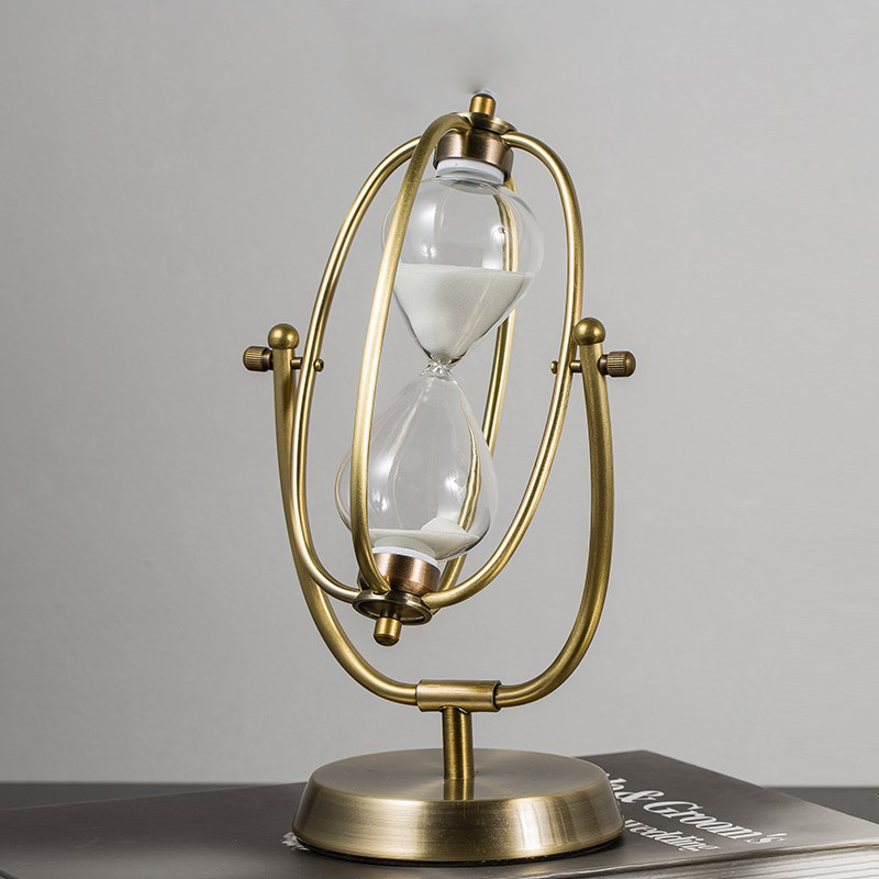 Metal Vintage Hourglass Customized Retro Hourglass Sand Timer