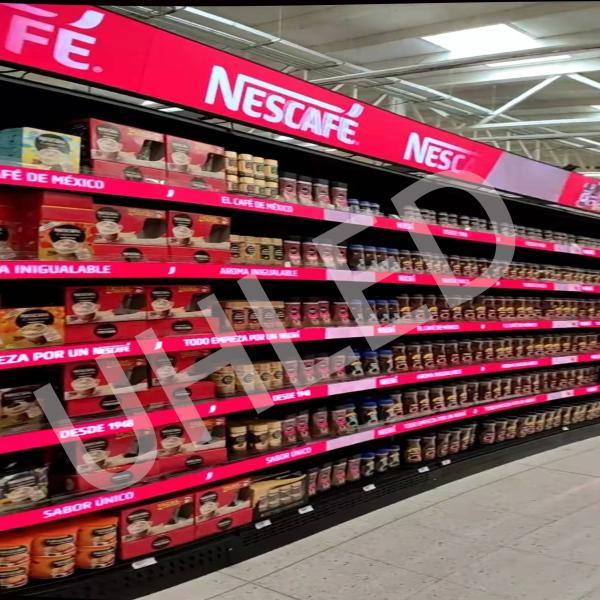 uhled Shelf Led Screen Stretch for Retail Bar Price Tag Smart Edge Talker LED Display