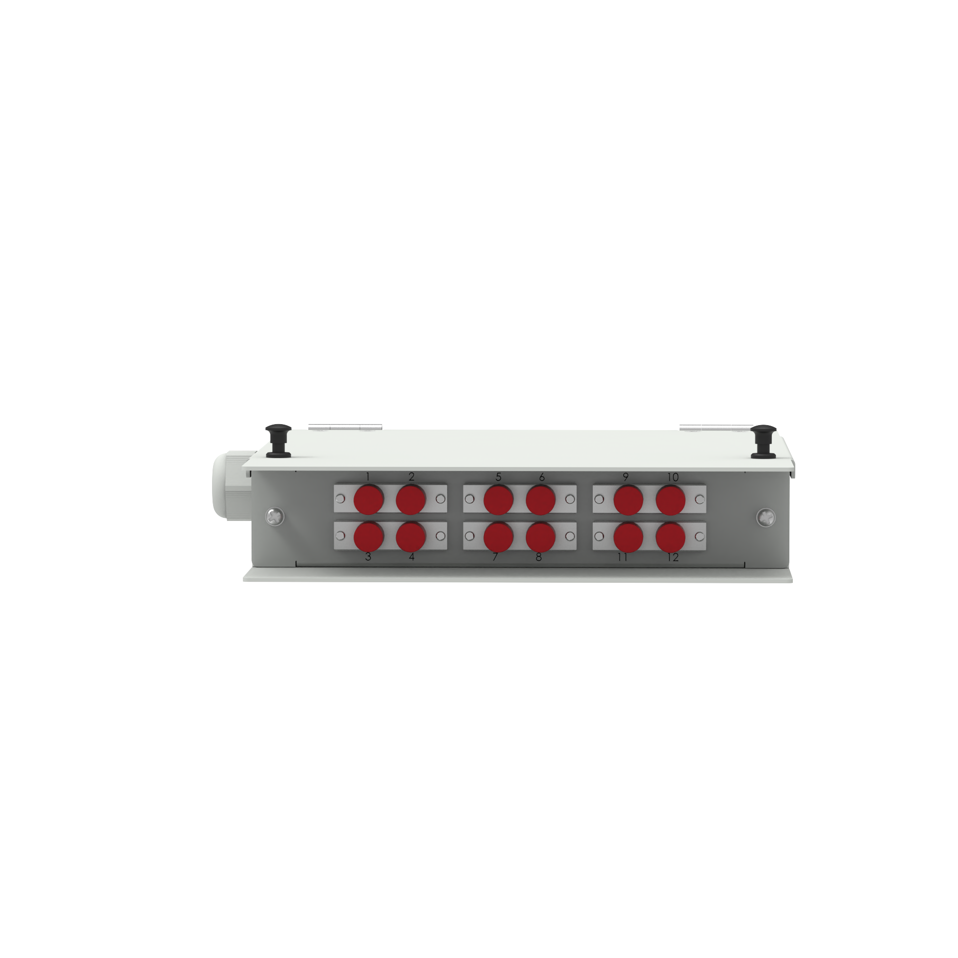 ODN Network 12 Cores FC UPC Fiber Optic Distribution Box Used for FTTH/FTTX Terminal