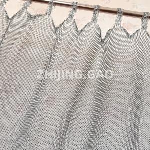 China Ring Size 7mm Silver Color Tab Top Ring Mesh Curtain wholesale