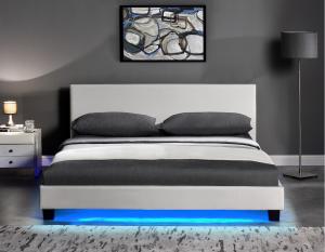 China 140 X200 CM LED Upholstered Bed wholesale