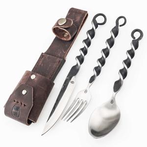 China ODM SS440 Forging Stainless Steel Tableware Suit Wearproof wholesale
