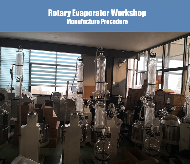 20L Industrial Lab Rotary Evaporator With Double Condenser Distillation