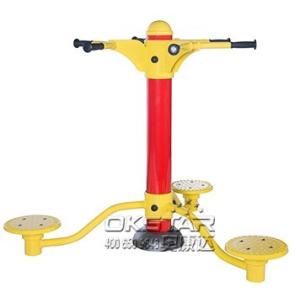 China galvanized outdoor fitness trainer-waist exercise equipment wholesale