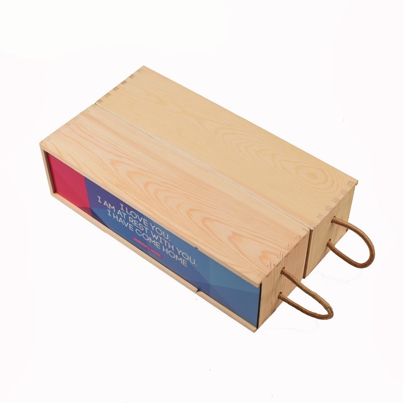 Creative DIY Sublimation Blanks Heat Transfer Printing Wood Sublimation Wine Box