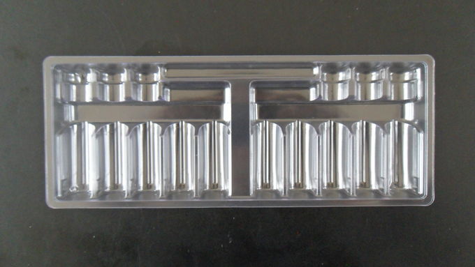 Medical 2ml Bottles Packaging PVC Transparent Blister Trays In Stock 5