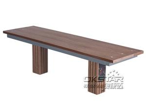 China china outdoor park gym equipment High quanlity outdoor wooden fitness bench wholesale