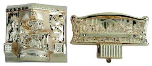 China Luxury American Coffin Parts ABS / PP Plastic Material Packaging Size 72 * 49 * 48cm wholesale