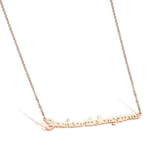 China New Fashion Tagor Jewelry 316L Stainless Steel Pendant Necklace TYGN031 wholesale