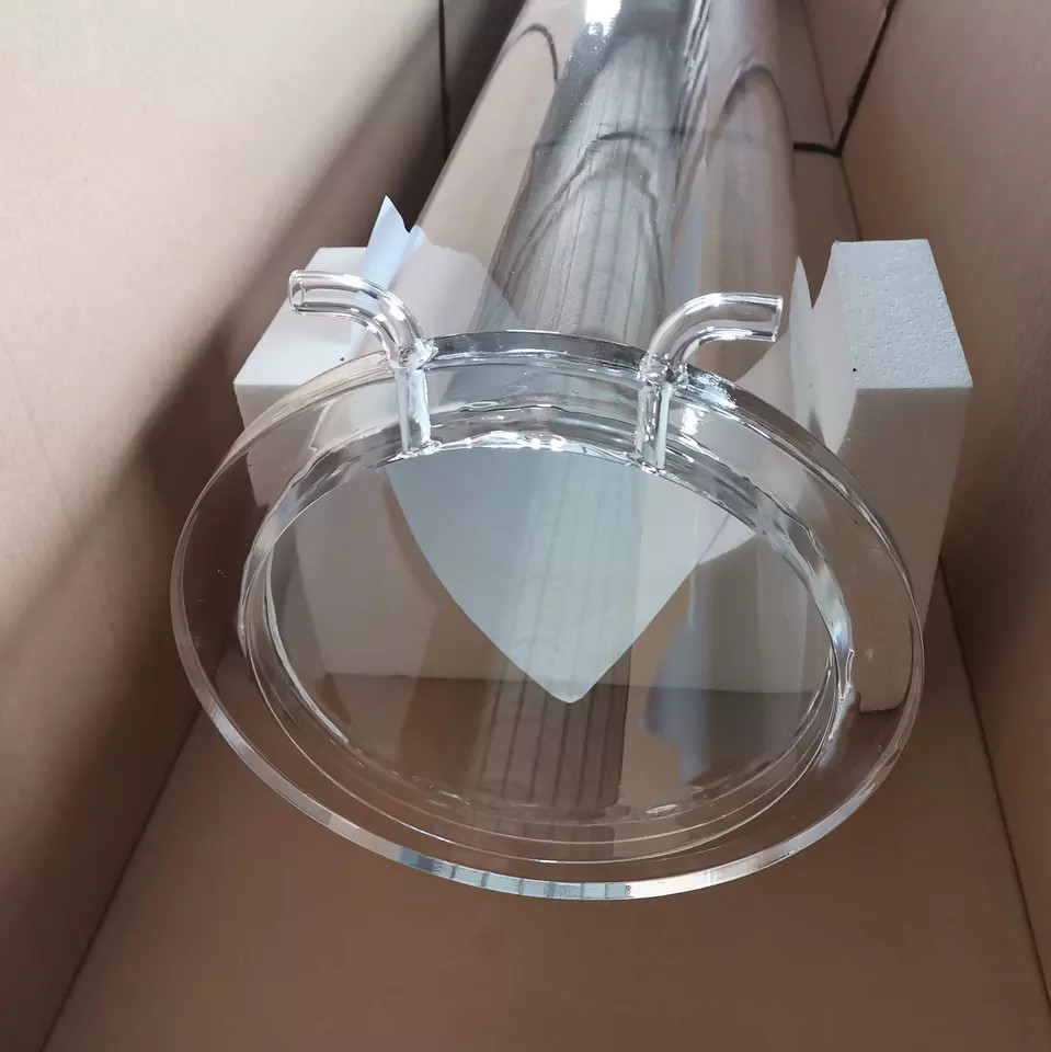 Manufacture High Temperature Resistant Large Quartz Glass Tube