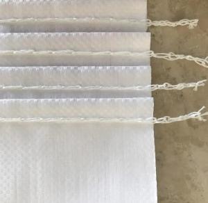 China 25kg PP Woven Bag Dust Resistant White 50kg Polypropylene Bags wholesale
