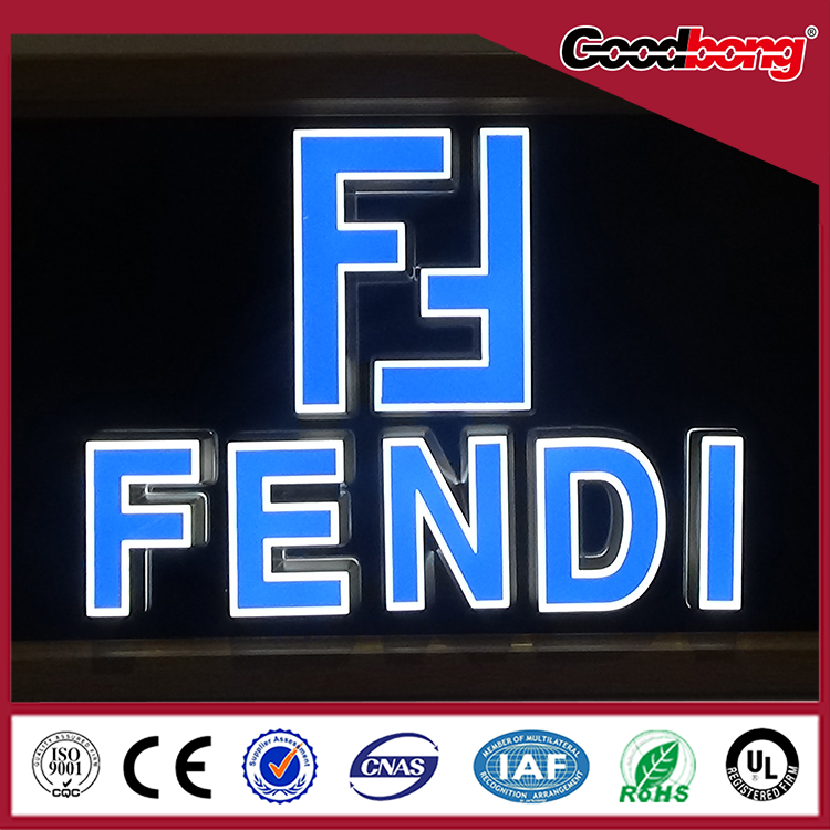 Bobang Customized acrylic LED letter used for outdoor sign