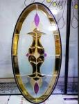Decorative leaded glass for wood doors made in China