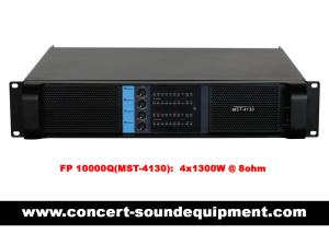 China 4x1300W Disco Sound Equipment FP 10000Q Light Weight Class TD Amplifier For Concert And Nightclub wholesale