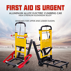 Non Electric Wheelchair To Stretcher Aluminum Alloy Stair Climbers For Disabled