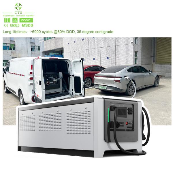 CTS Energy Storage Emergency DC Fast Charging Station 65kWh 141kWh 60kW Portable