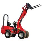 18.2KW Small Hydraulic Wheel Loader KUBATA Engine Mini Compact Wheel Loader