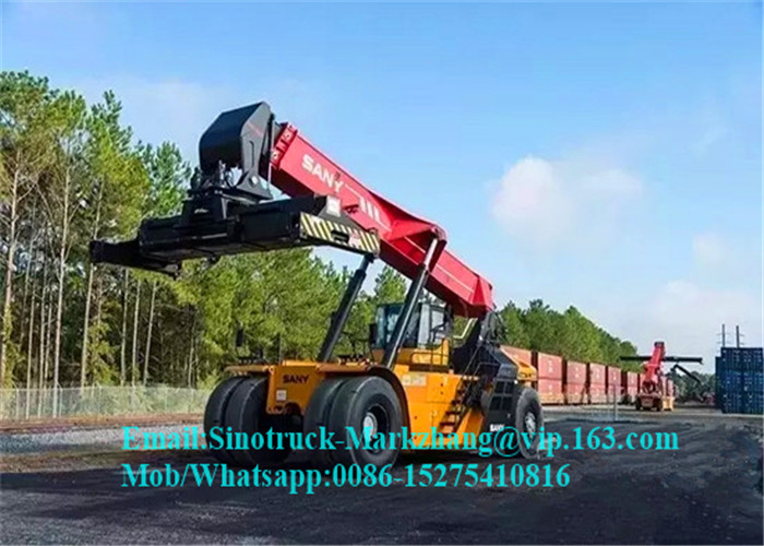 45T Port Handling Equipments Kalmar Fantuzzi Container Reach Stacker Dana Gearbox