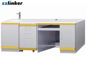 China Metal Dental Surgery Cabinets For Dentist Office , Gold Dental Storage Cabinets wholesale