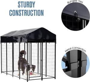 China Galvanized Outdoor Heavy Duty Dog Playpen For Large Dogs wholesale