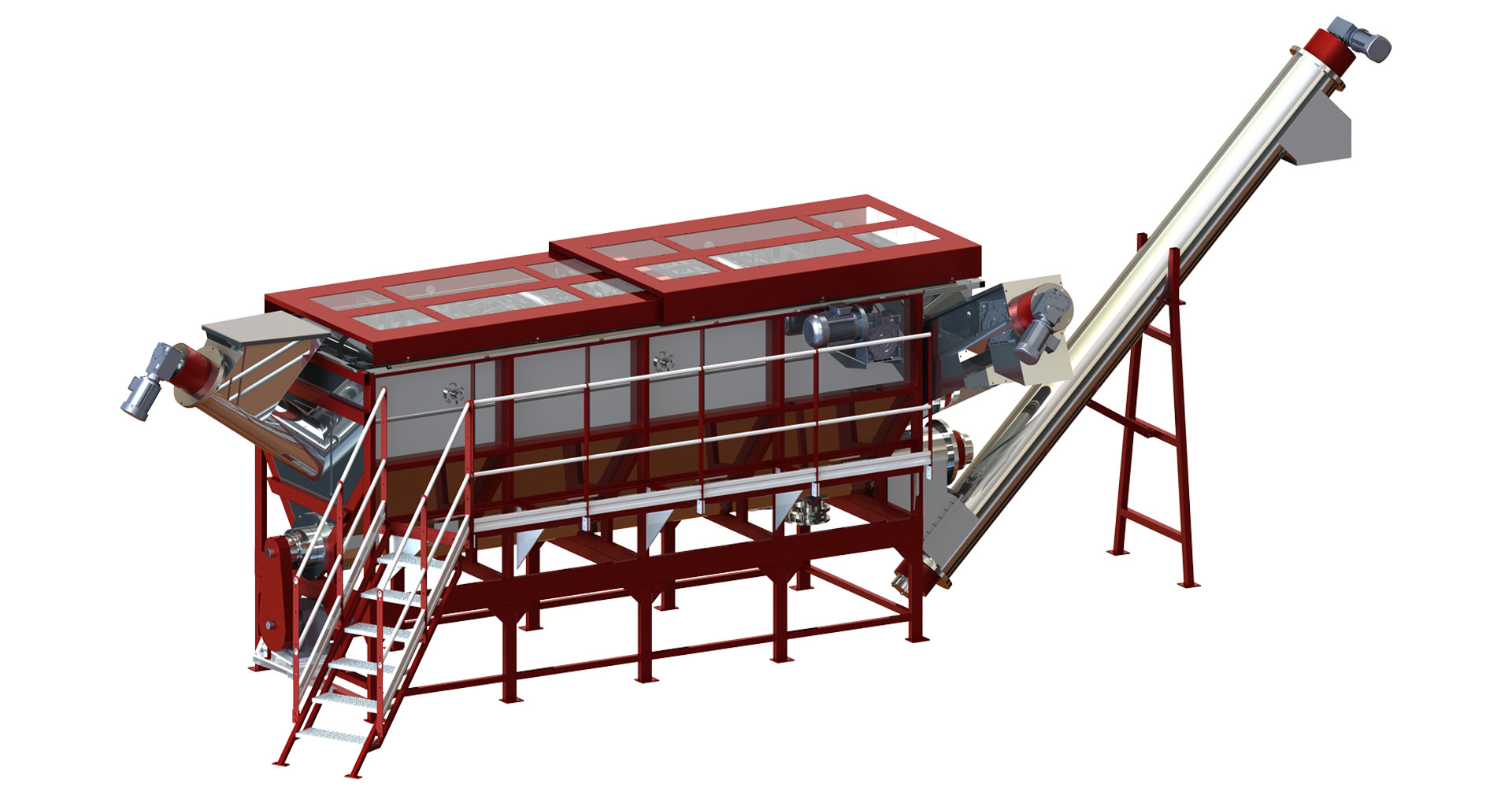 High Performance Recycle Plastic Machine , 200-1000kg/H Plastic Disposal Machine