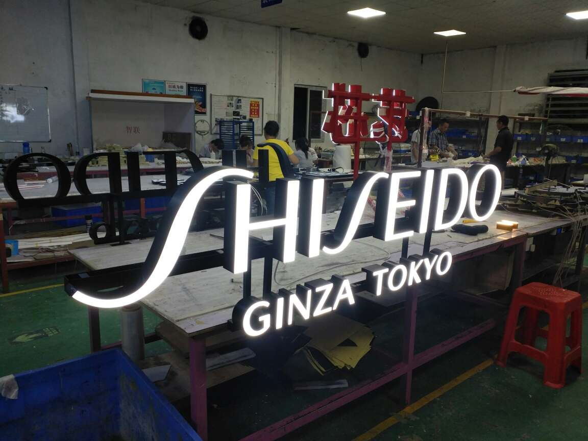 LED 3D Acrylic Letter Sign Board Color Customized RoHs Certificated