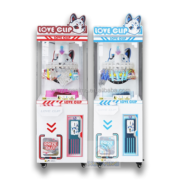 Indoor Coin Game Machine Mini Clip Arcade Prize Machine 230V