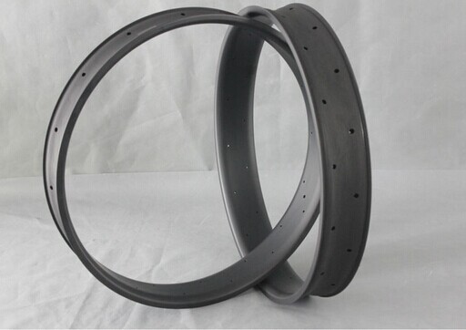 Full Carbon fat bike wheels 80mm width Sand bike wheels clincher rims 26er for