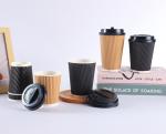 Custom Printed Paper Coffee Cups 7Oz 16Oz Disposable