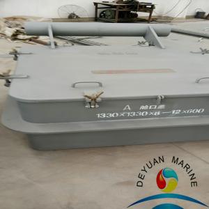 China Buffery Clip Ship Hatch Cover With Marine Steel / Aluminium Material wholesale