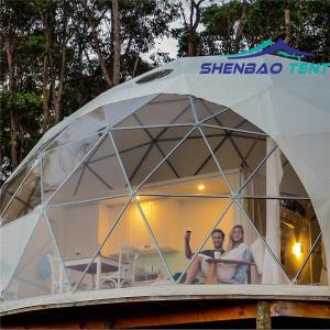 China Luxury 9m Full Airbnb Geodesic Dome Tent With Big Windows wholesale