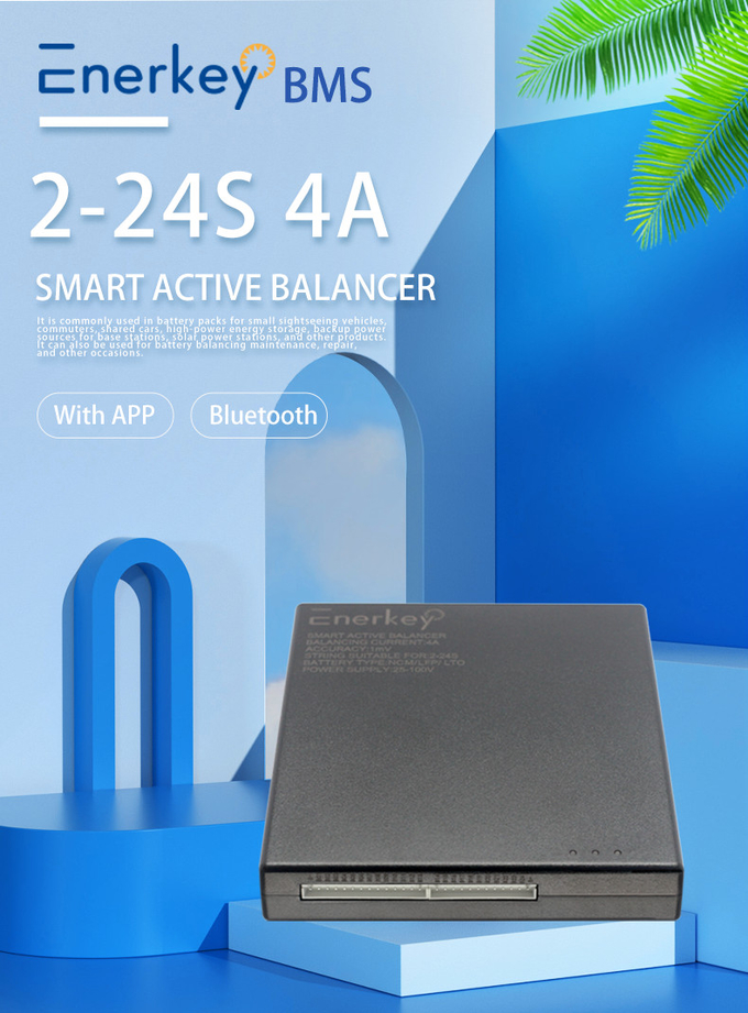 Energy Storage Smart Active Balancer 2s - 24s 4A For Lifepo4 Li-Ion Battery Pack