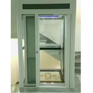 China Leftpack Hydraulic Home Elevator 0.25 M/S Speed Hairline Stainless Steel Covers wholesale