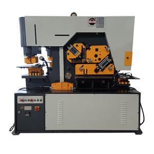 China Hydraulic Ironworker Machine HIW-120 Punching And Shearing Machine wholesale