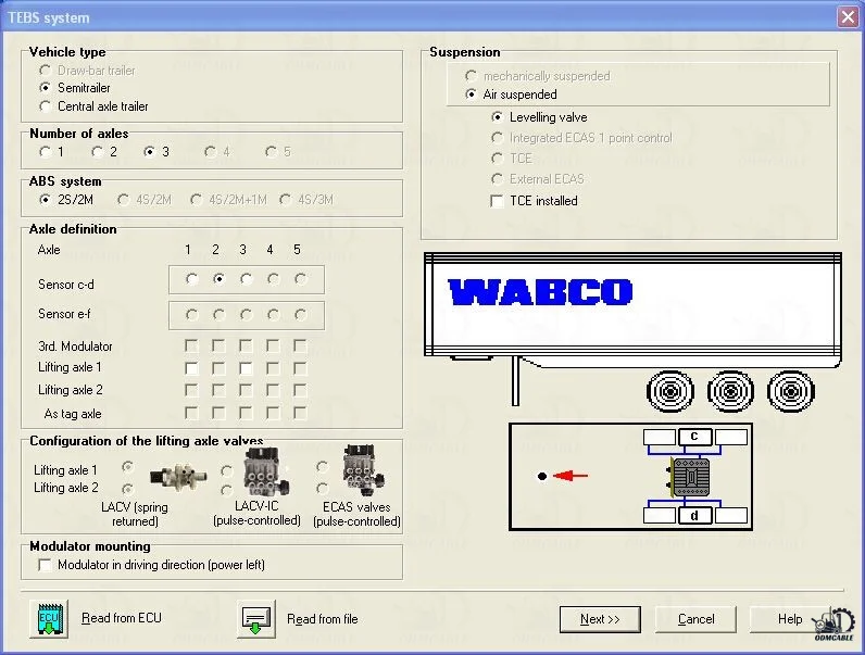 For WABCO DIAGNOSTIC KIT (WDI) WABCO Trailer and Truck Diagnostic Interface for Wabco Diagnostic Tool
