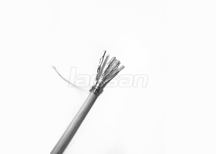 Indoor LSZH Network Lan Cable , 4 Twisted Pair Cat6a Ethernet Cable OEM / ODM