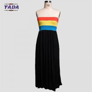 China Fashion summer beach strapless party dress sexy long dress women dresses casual for sale wholesale