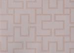 Strippable PVC Plaid Chinese Style Wallpaper TV Background Wallpaper 0.53*9.5m