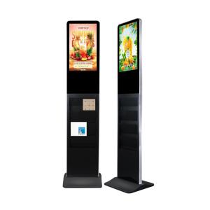 China 21.5Inch LCD Advertising Display Digital Signage Totem 1920x1080 TFT wholesale