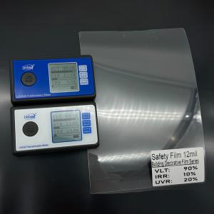 China Safety Building Window Film 12Mil Anti Explosion Transparent Energy Saving wholesale